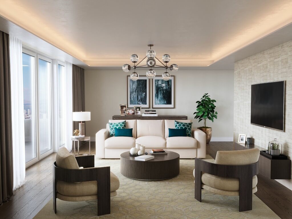 Living Room Contemporary Interior Design Photo Gallery