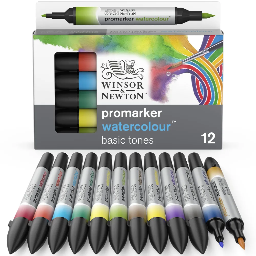 Better Than Copics? PROMARKERS & BRUSHMARKERS by Winsor & Newton